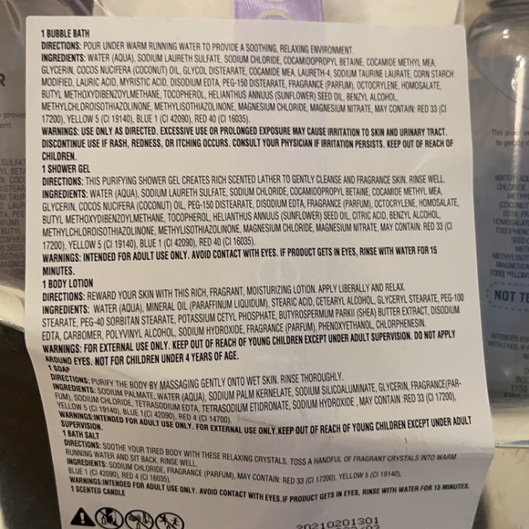 Bath soap & lotion gift set - Lavender - Picture 2 of 3